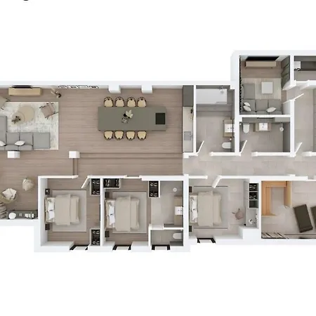 Luxus Meerblick & Sauna & Garten & Heimkino Lejlighed *