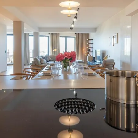 Apartment Luxus Meerblick & Sauna & Garten & Heimkino Glowe