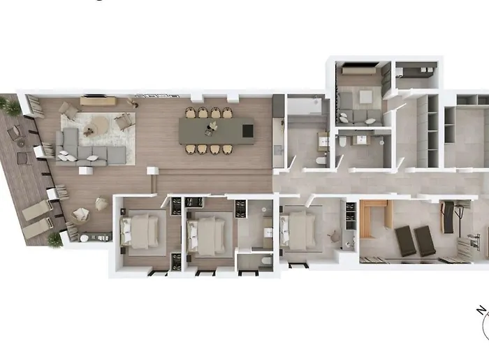 Luxus Meerblick Strand&sauna&garten&heimkino Apartment *