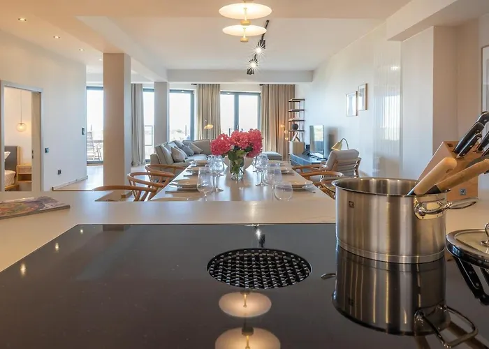 Lejlighed Luxus Meerblick & Sauna & Garten & Heimkino Glowe