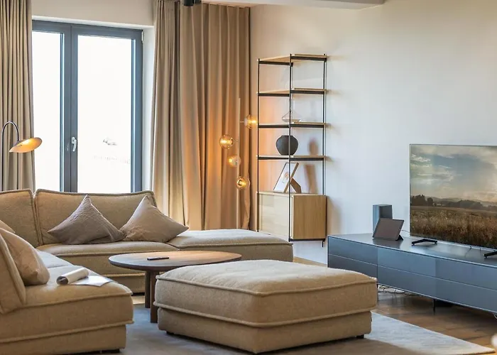 Luxus Meerblick & Sauna & Garten & Heimkino Lejlighed Glowe